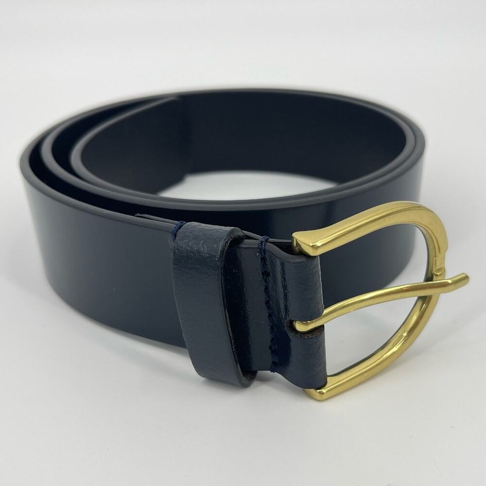 Ann Taylor | NWT Navy Belt Brass Buckle S446787 S